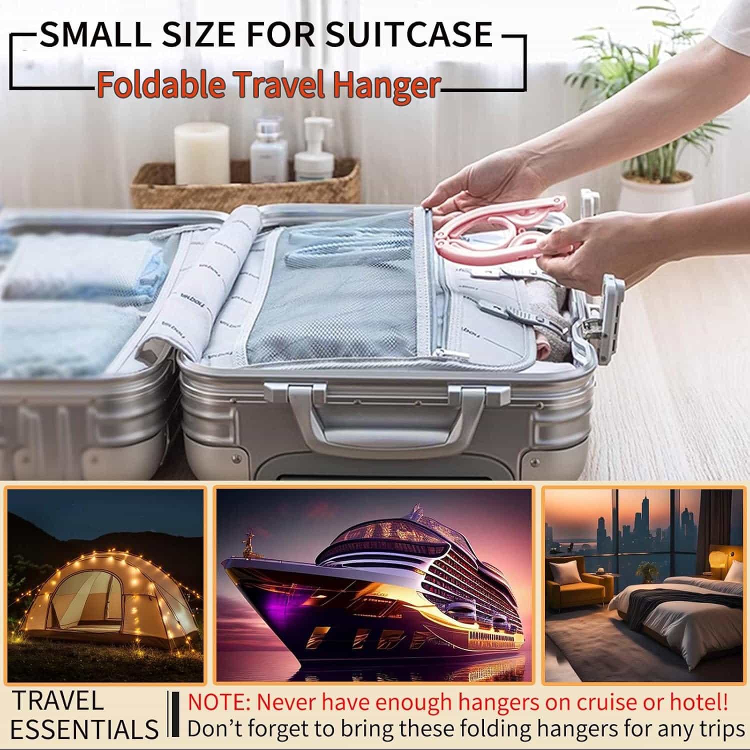 ( 20 pcs ) Foldable Hangers - Makfoul