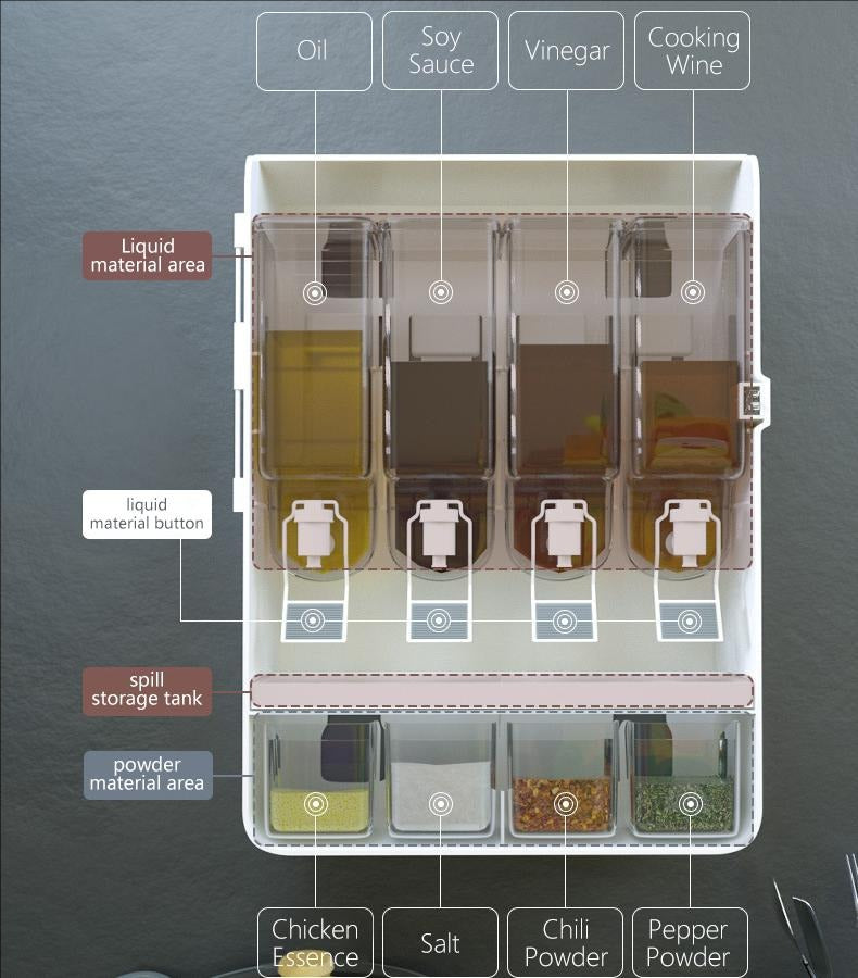 Shelf Wall Mounted Spice Rack