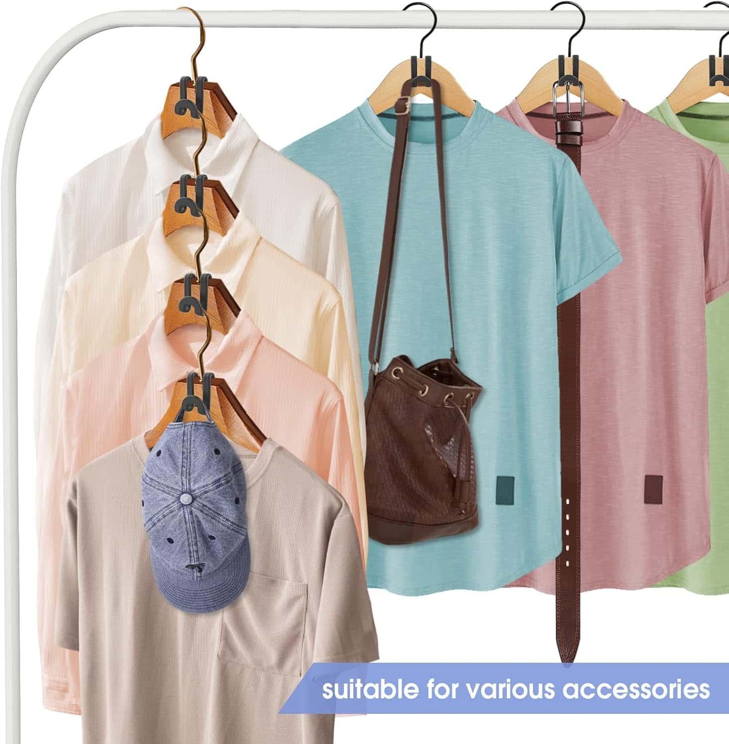 ( 40 PCS ) Clothes Hanger Connector Hooks - Makfoul