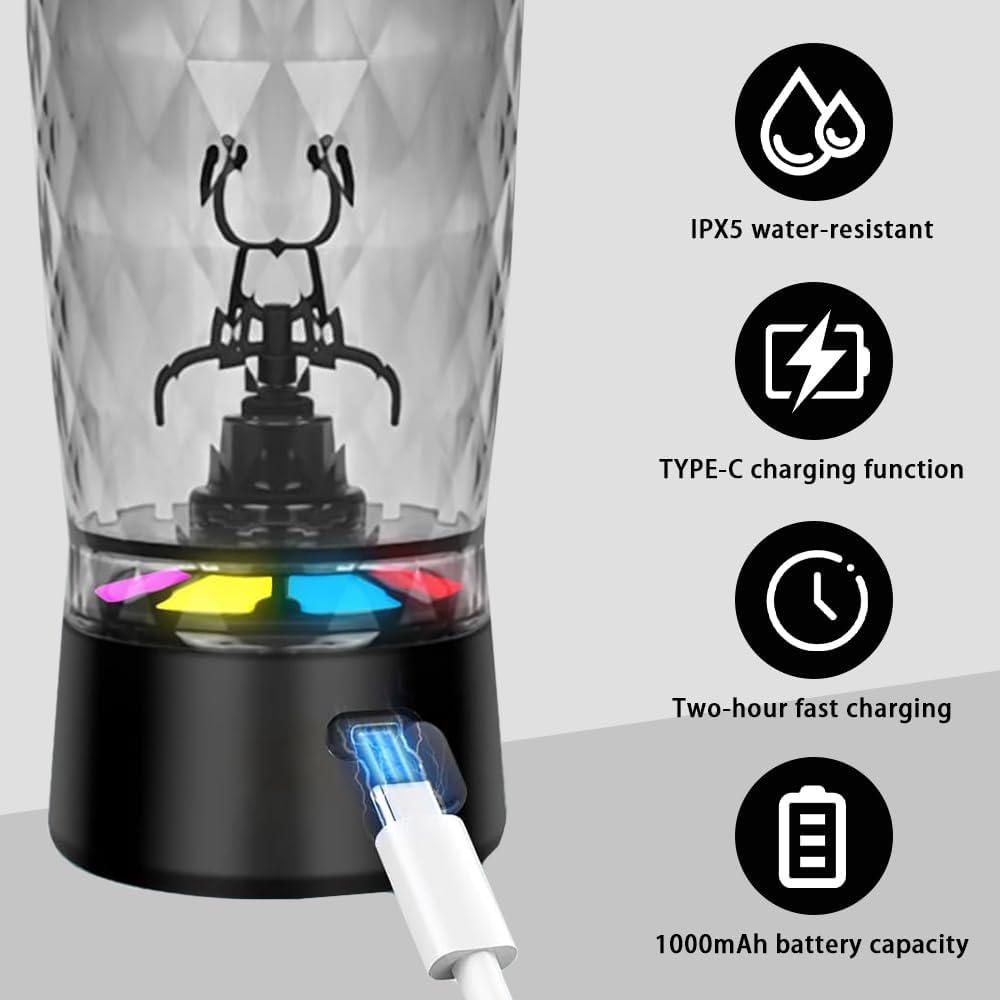 Electric Protein Shaker Bottle