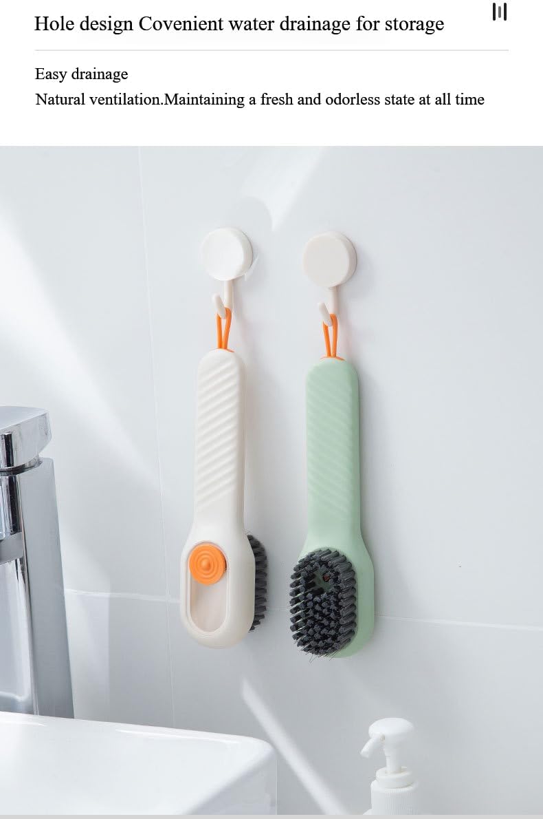 Shoe Brush with Soap Dispenser
