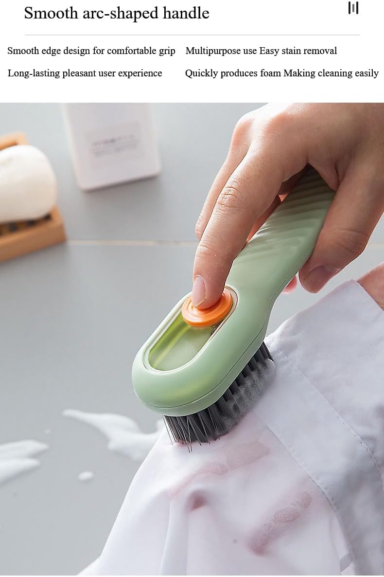 Shoe Brush with Soap Dispenser