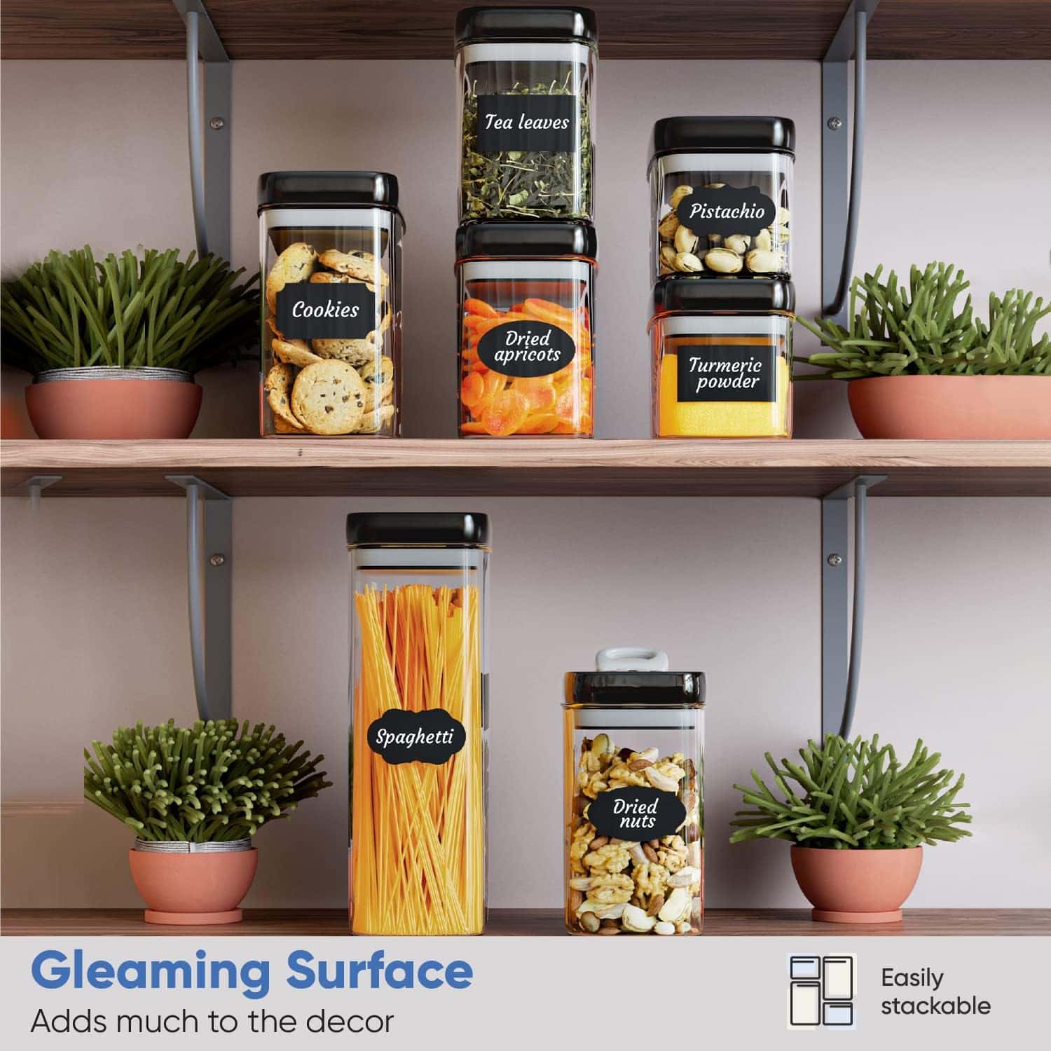 7 in 1 Pieces Dry Food Storage - Makfoul