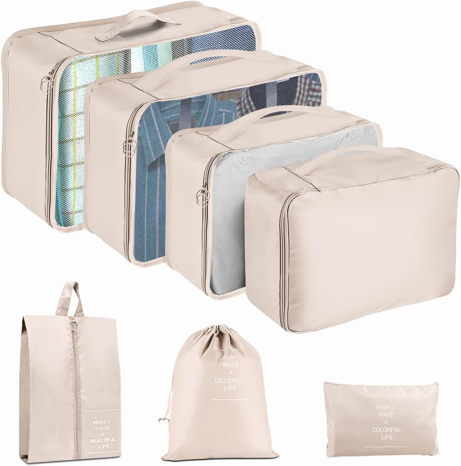 7 Set Packing Cubes for Travel