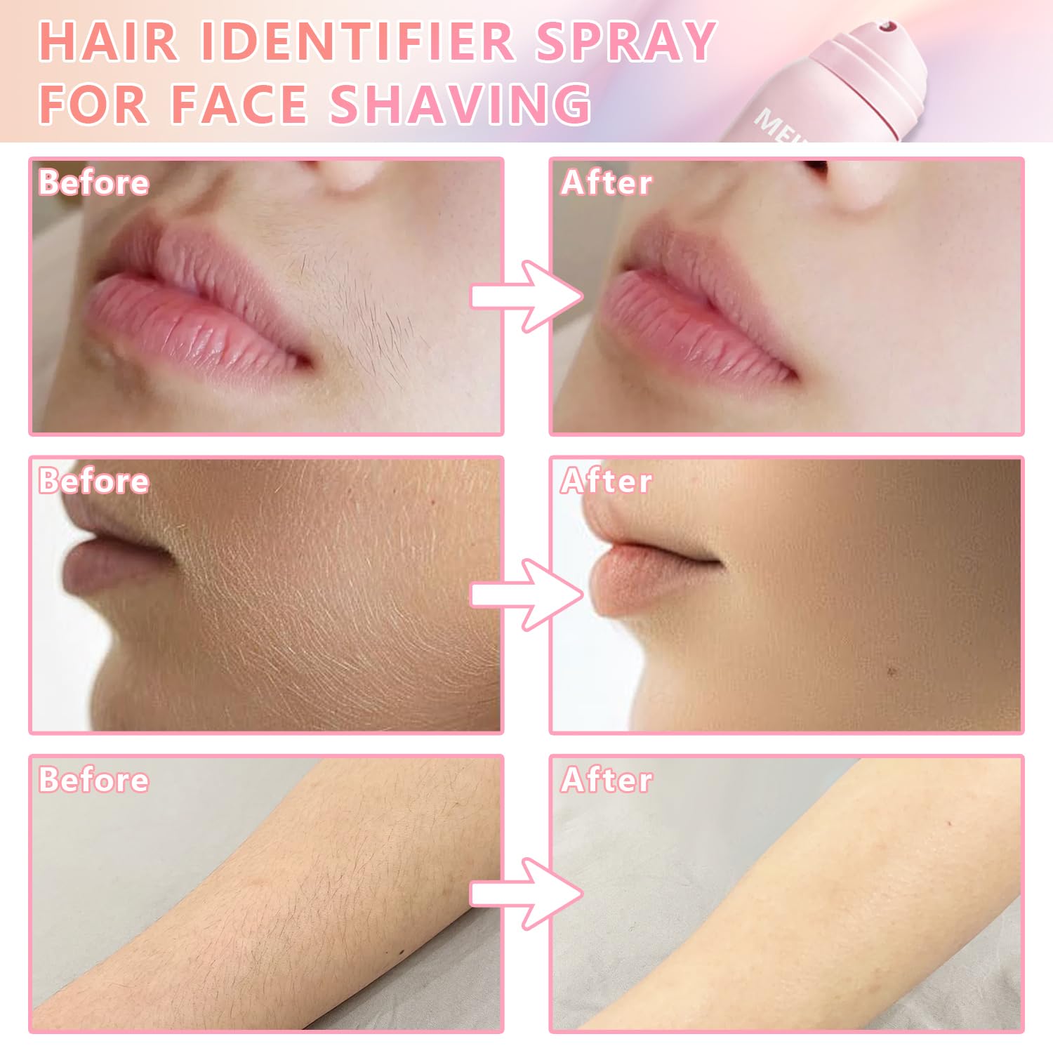 Hair identifier Spray