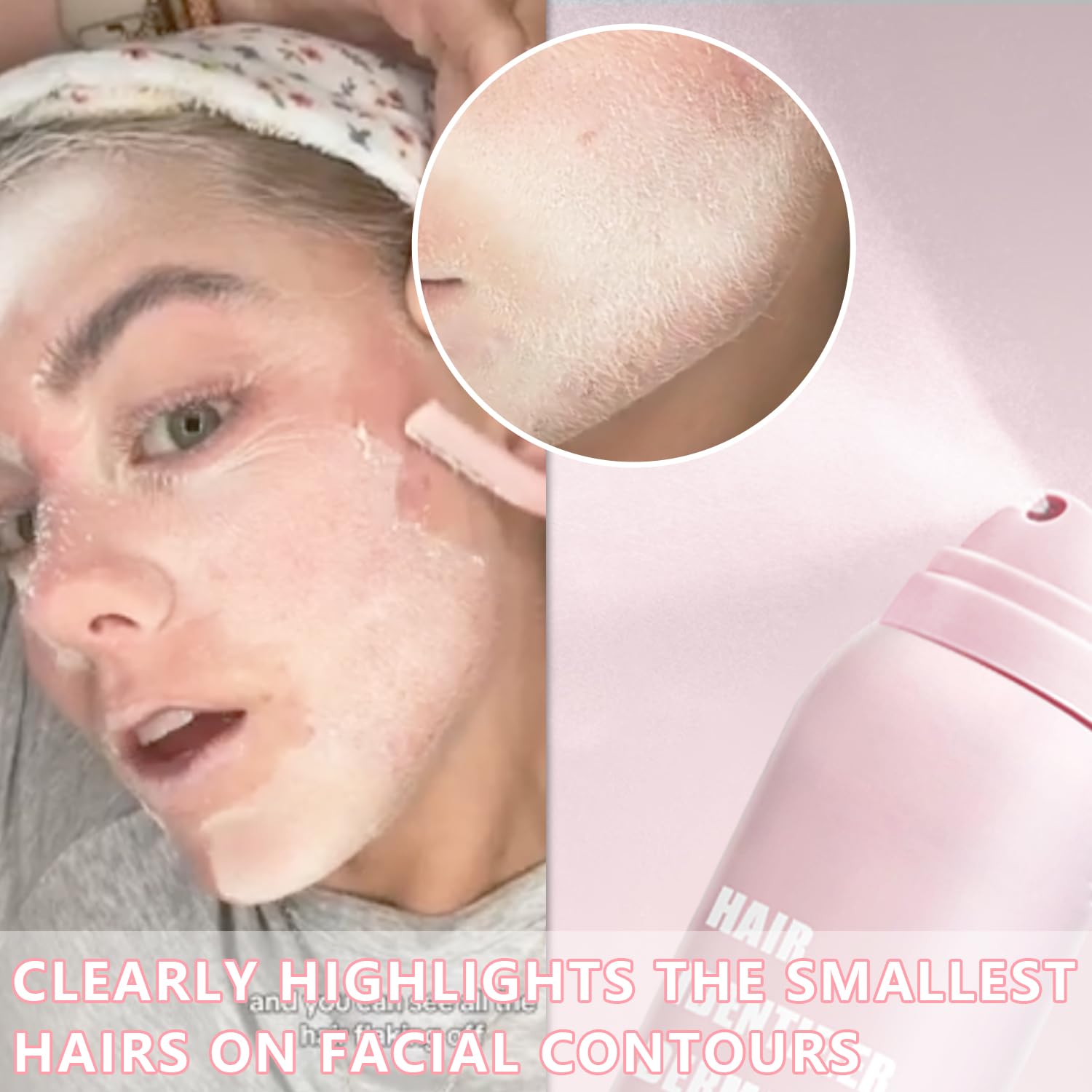 Hair identifier Spray