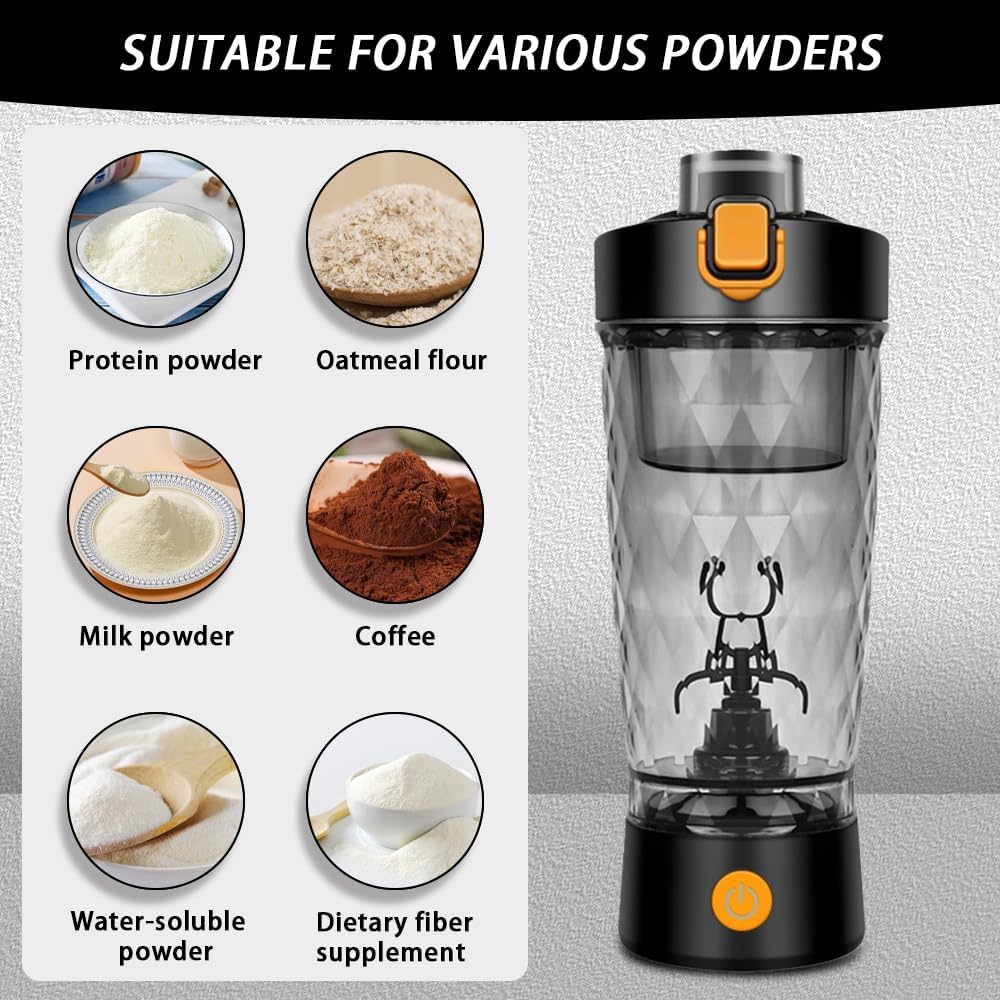 Electric Protein Shaker Bottle