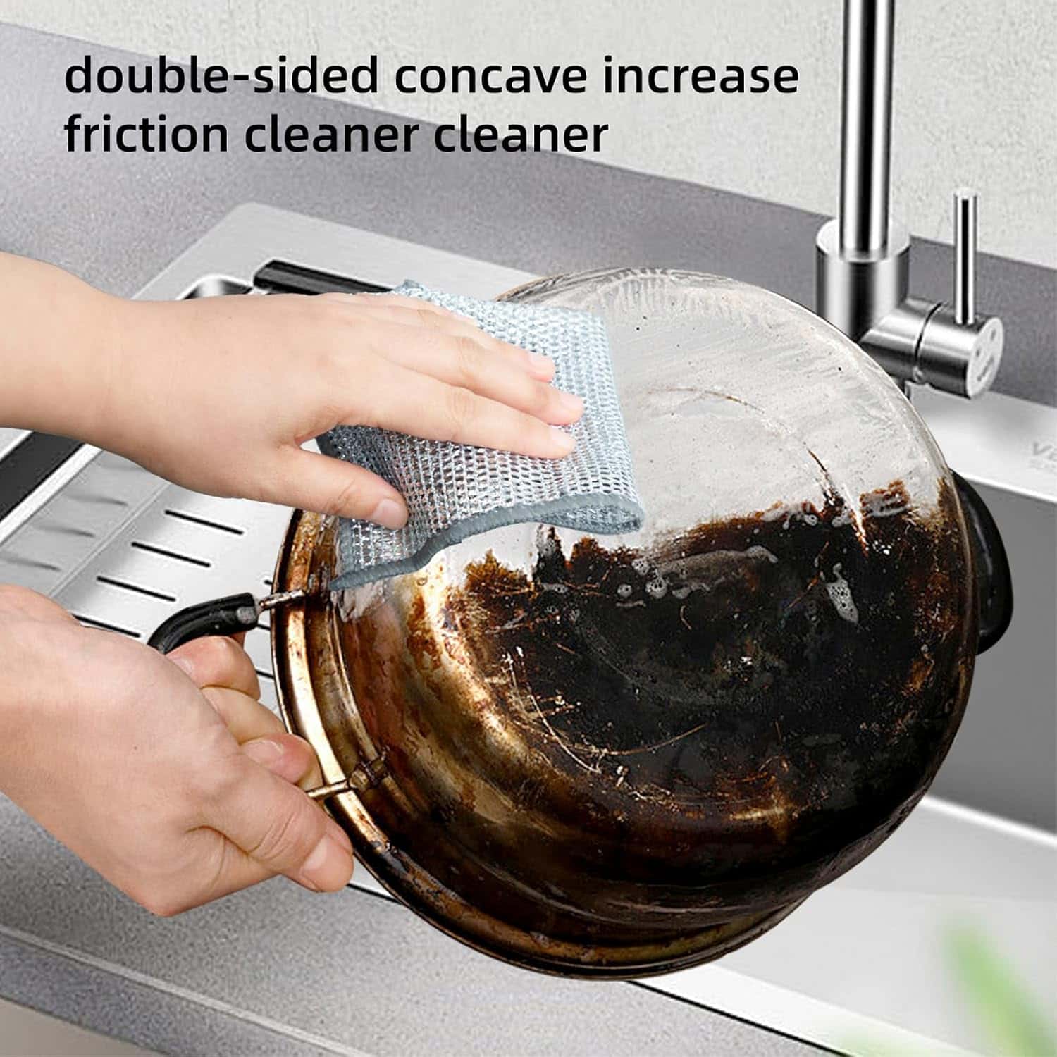 Multipurpose Wire Miracle Cleaning Cloths ( 5 PCS )