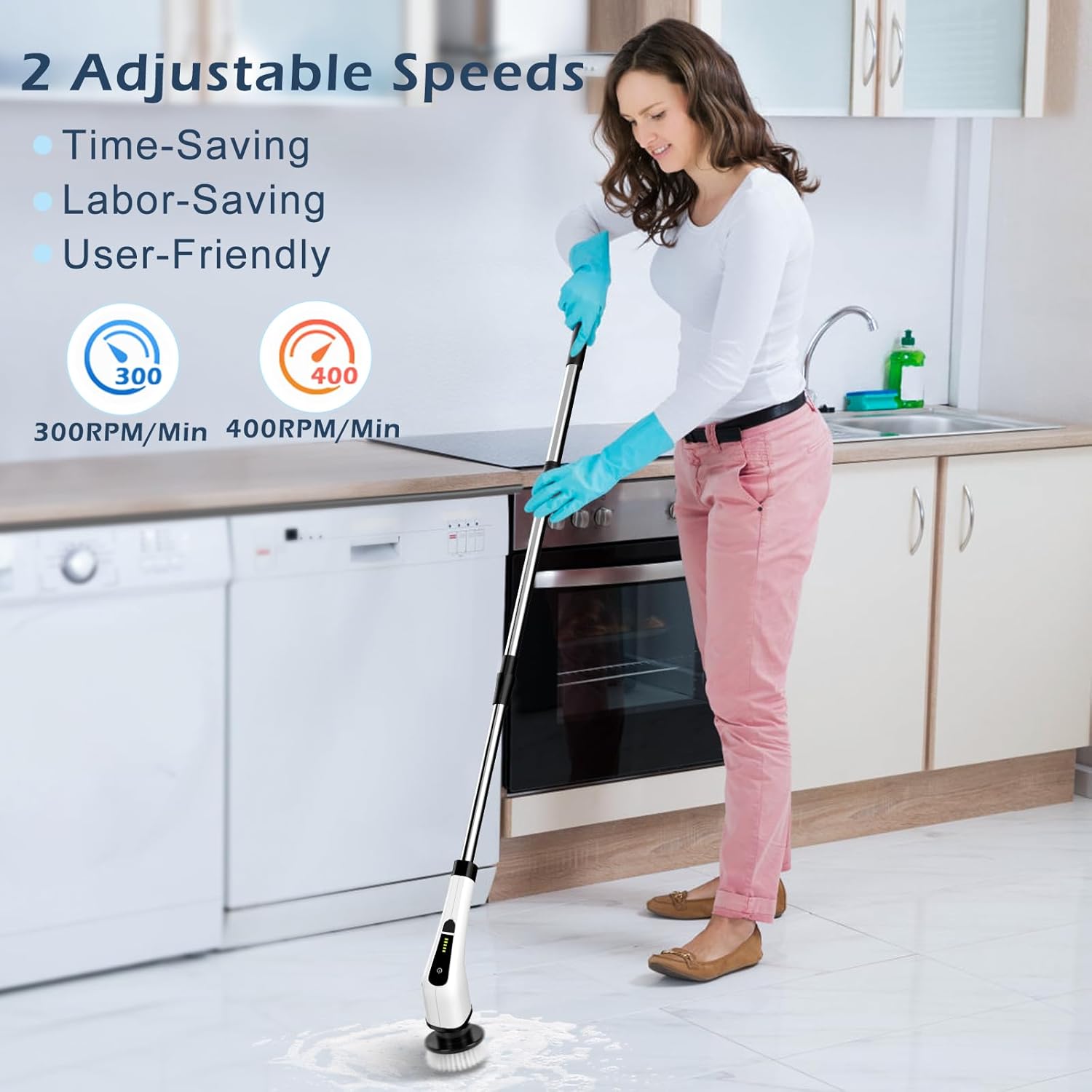 8 in 1 multifunctional cleaning brush