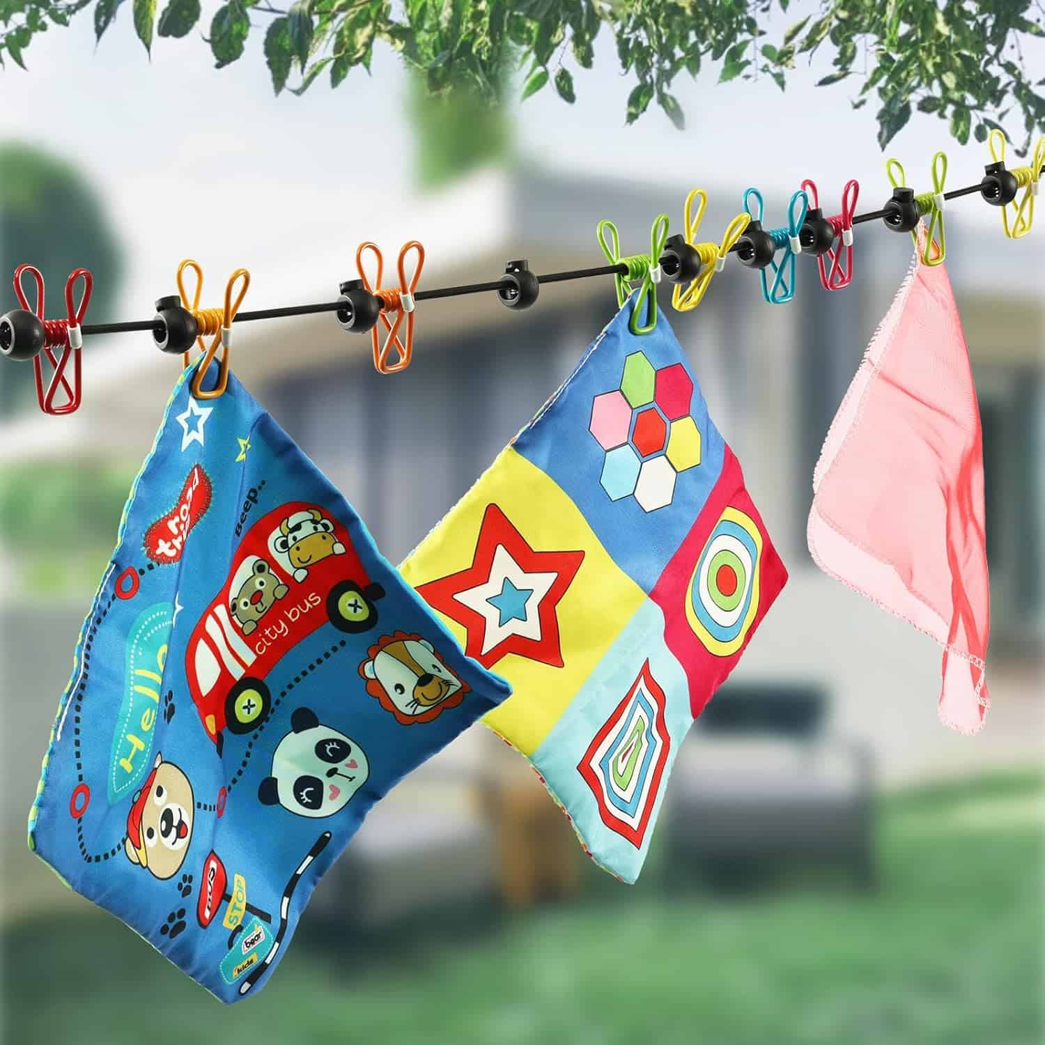 Retractable Portable Clothesline ( 2 pcs )