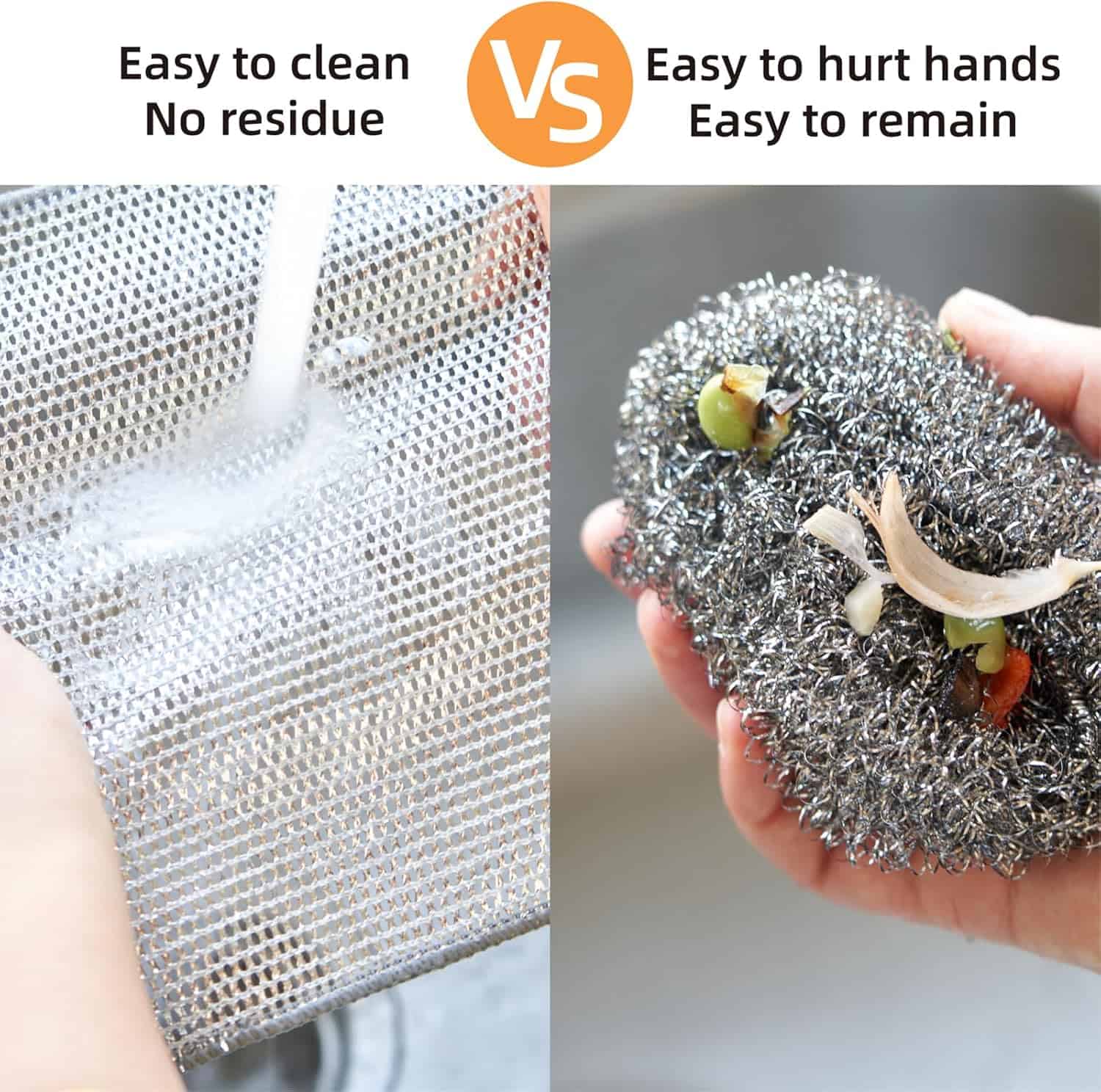 Multipurpose Wire Miracle Cleaning Cloths ( 5 PCS )