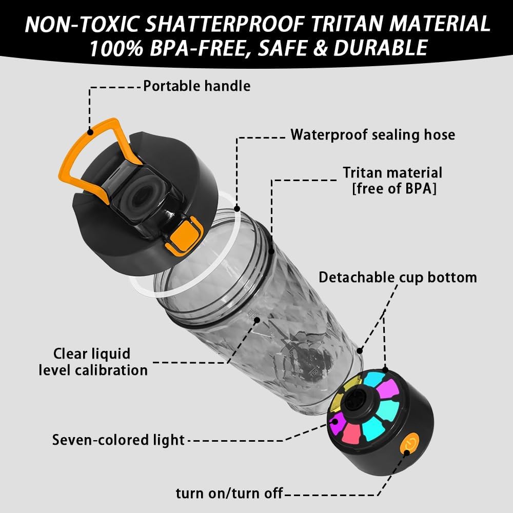 Electric Protein Shaker Bottle - Makfoul