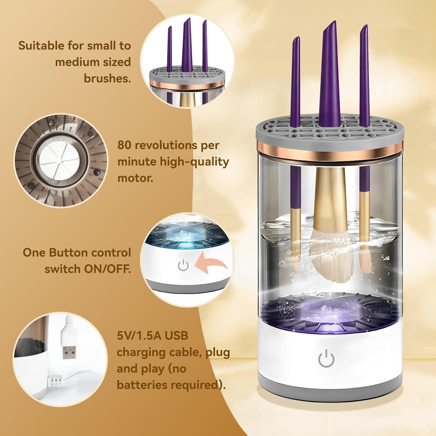 Makeup brush cleaner - Makfoul