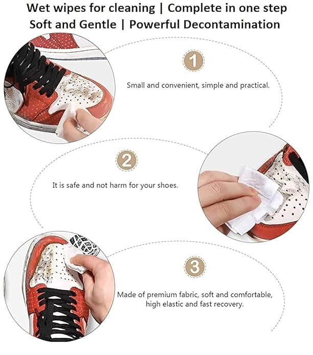 White Shoes Wipes (80 wipes) - Makfoul