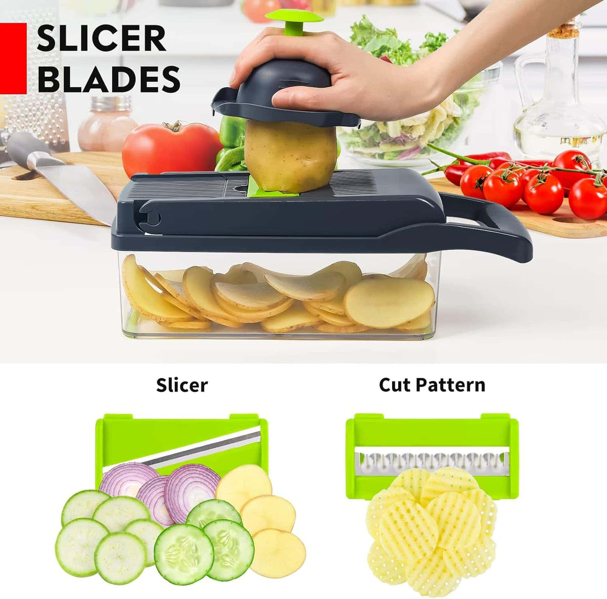 14 in 1 Vegetable Chopper - Makfoul