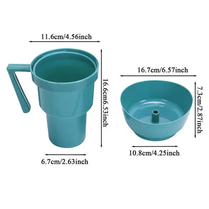 2 in 1 Snack &amp; Drink Cup - Makfoul