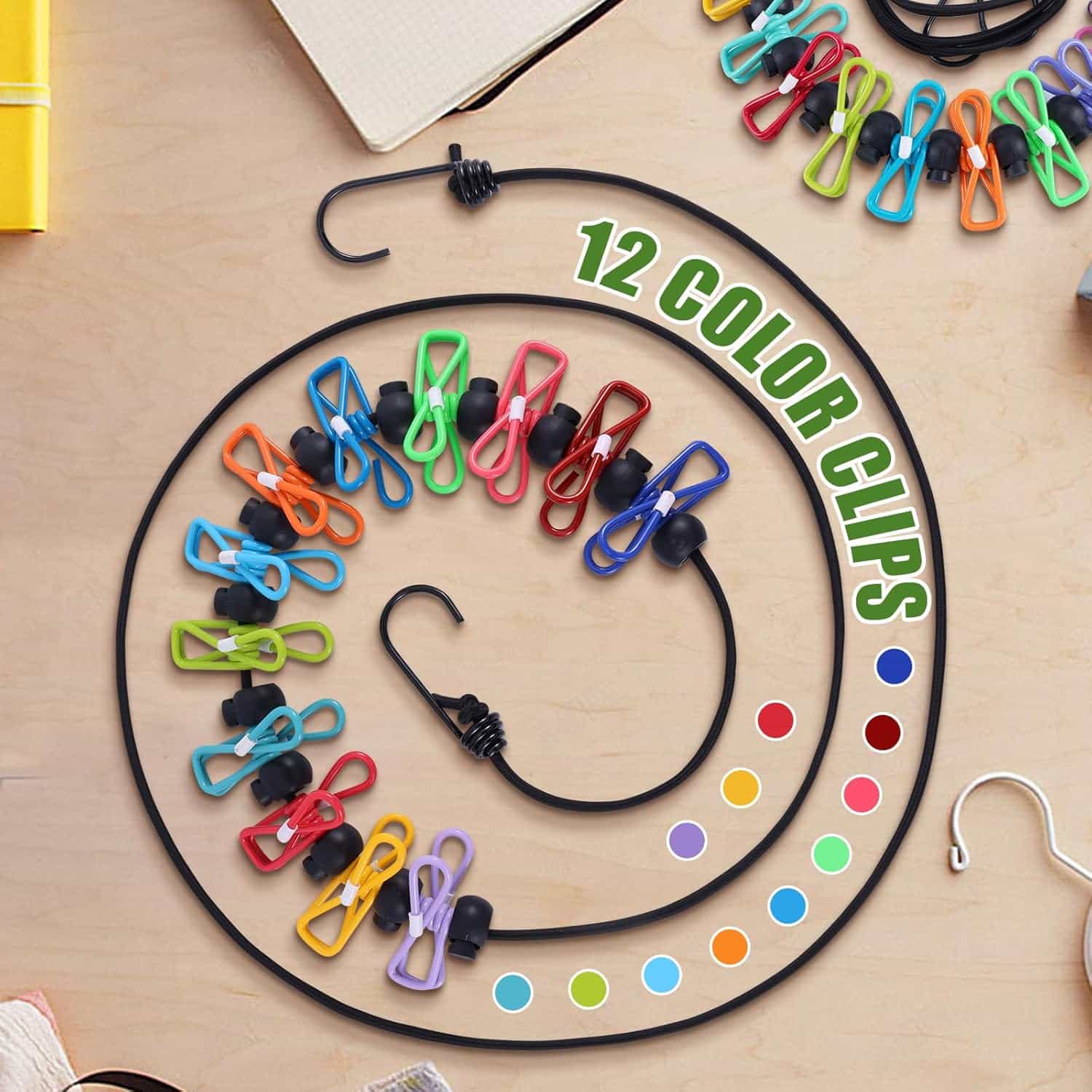 ( 2 pcs ) Retractable Portable Clothesline - Makfoul