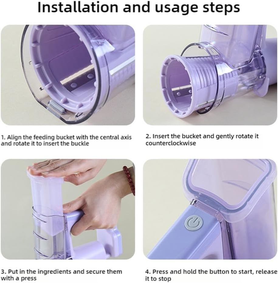 3 in 1 Electric Vegetable Slicer - Makfoul