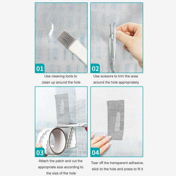 ( 3 pcs ) Window Screen Repair Tape - Makfoul