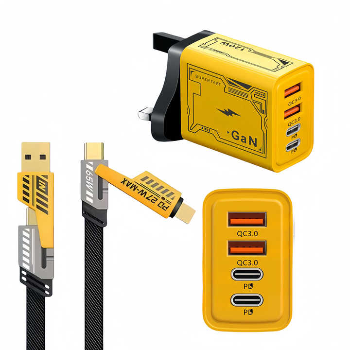 4 in 1 Fast Charger + ADAPTER - Makfoul