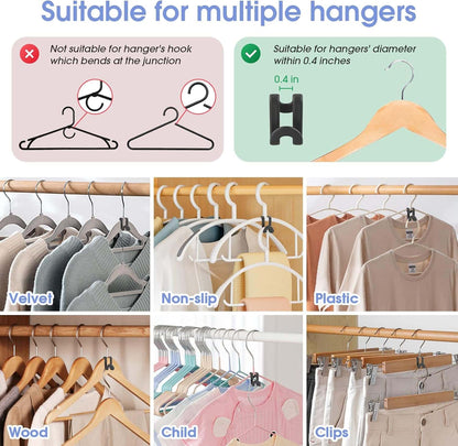 ( 40 PCS ) Clothes Hanger Connector Hooks - Makfoul