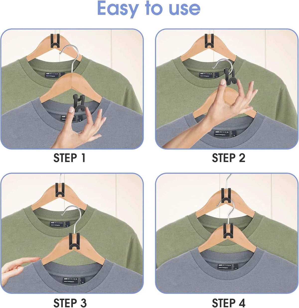 ( 40 PCS ) Clothes Hanger Connector Hooks - Makfoul