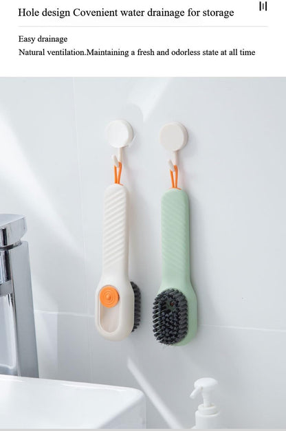 Shoe Brush with Soap Dispenser