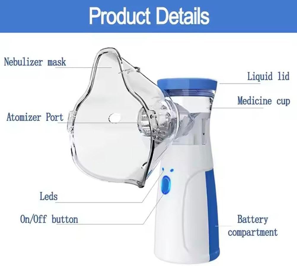 Rechargeable Nebulizer Machine for Adults and Kids