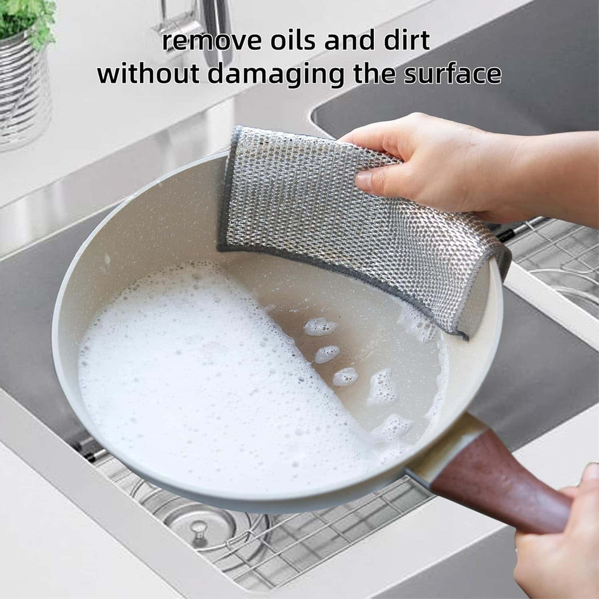 ( 6 pcs ) Microfiber Cleaning Dishcloth - Makfoul