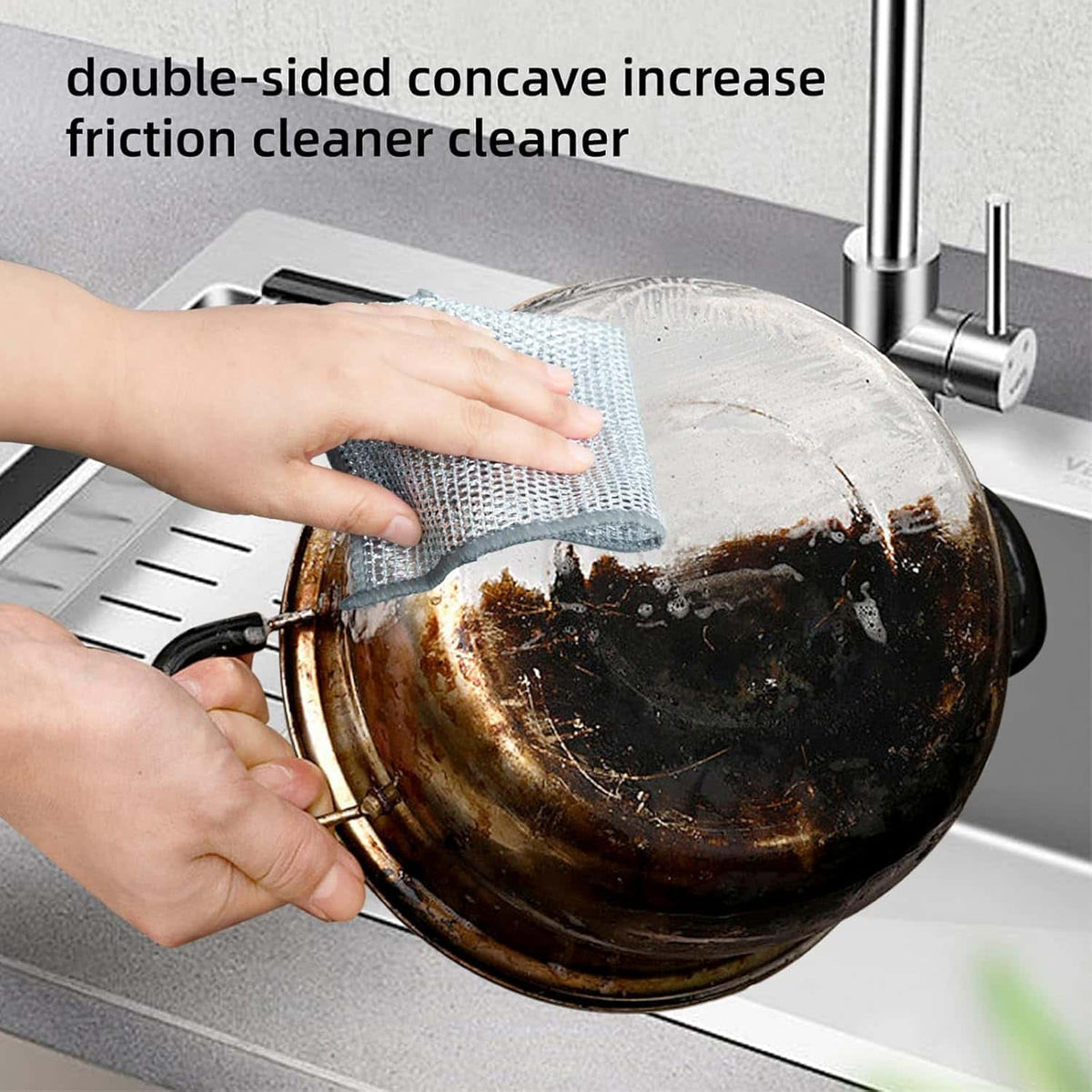 ( 6 pcs ) Microfiber Cleaning Dishcloth - Makfoul