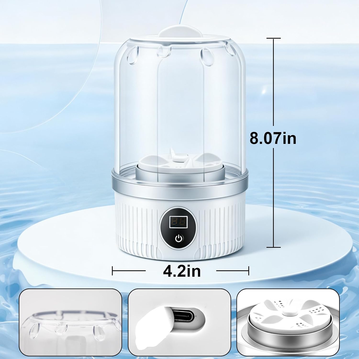 Mini Wireless Washing Machine