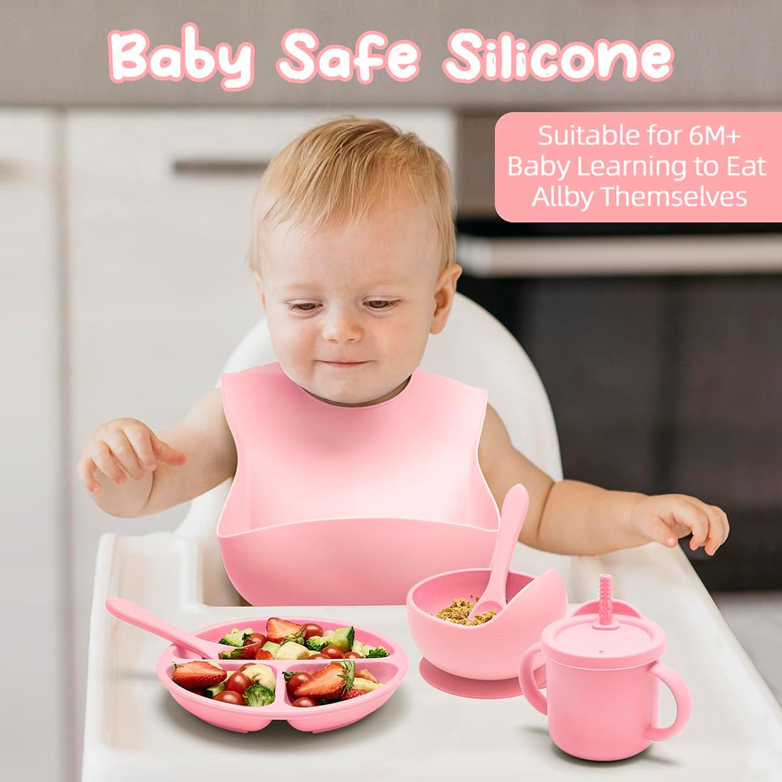 Silicone Baby Feeding Set