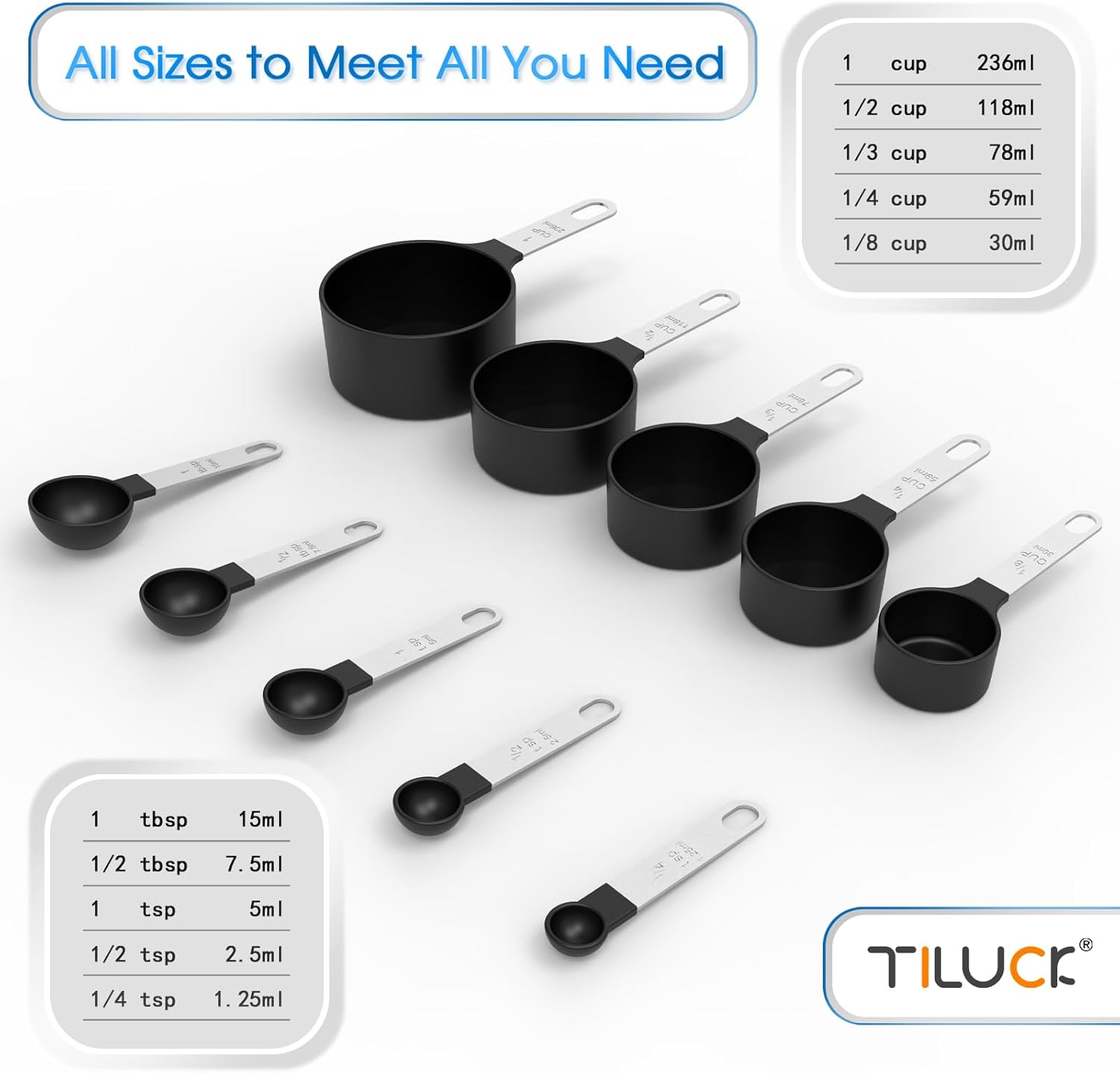 Measuring Cups And Spoons ( 10 pcs )