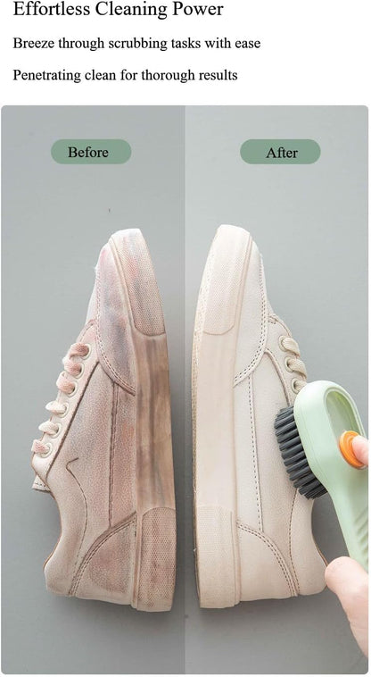 Shoe Brush with Soap Dispenser
