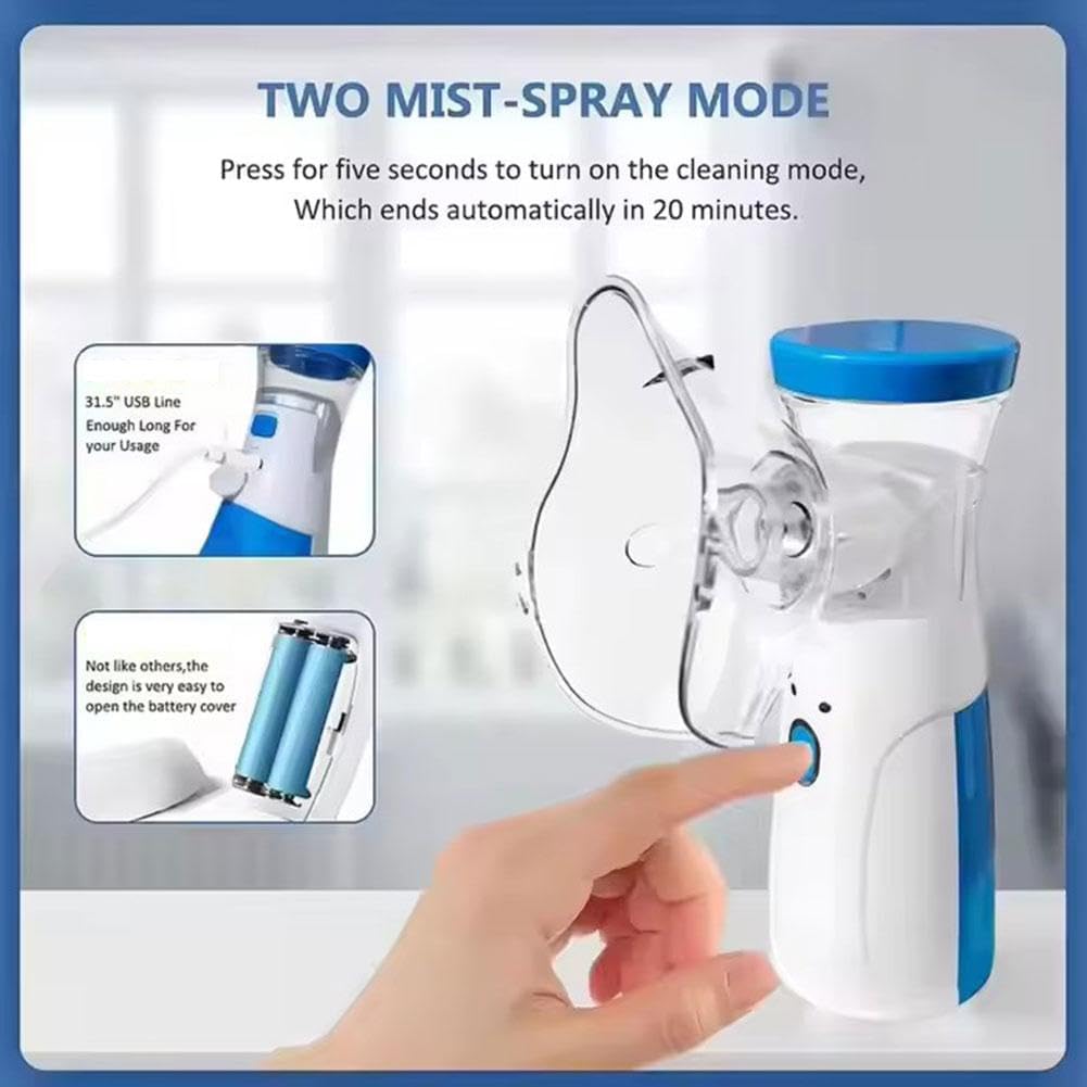 Rechargeable Nebulizer Machine for Adults and Kids