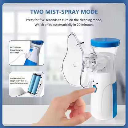 Rechargeable Nebulizer Machine for Adults and Kids