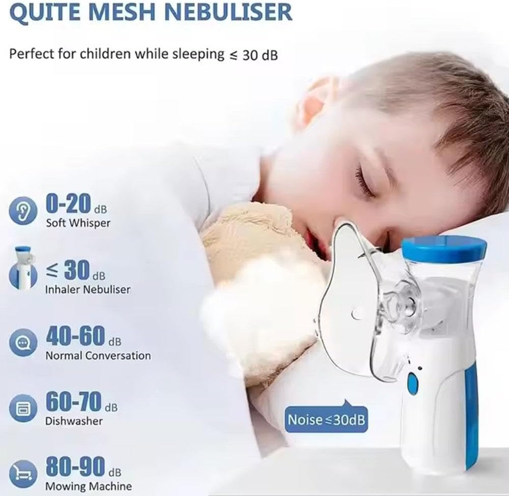 Rechargeable Nebulizer Machine for Adults and Kids