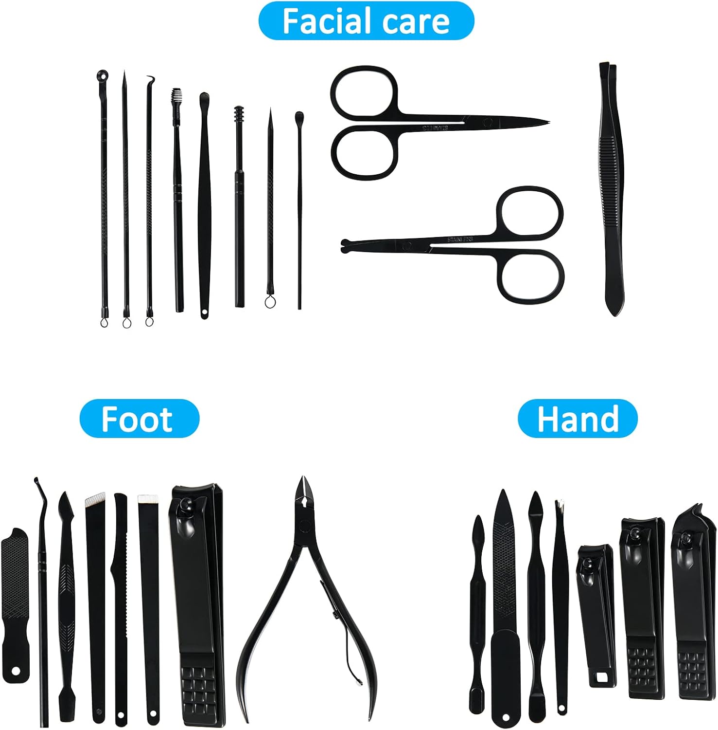 25-pcs Manicure &amp; Pedicure Kit