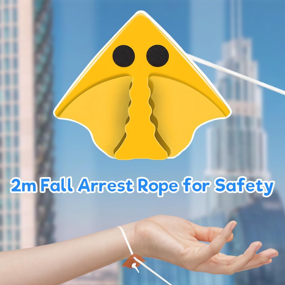 Double-sided Magnetic Glass Cleaner