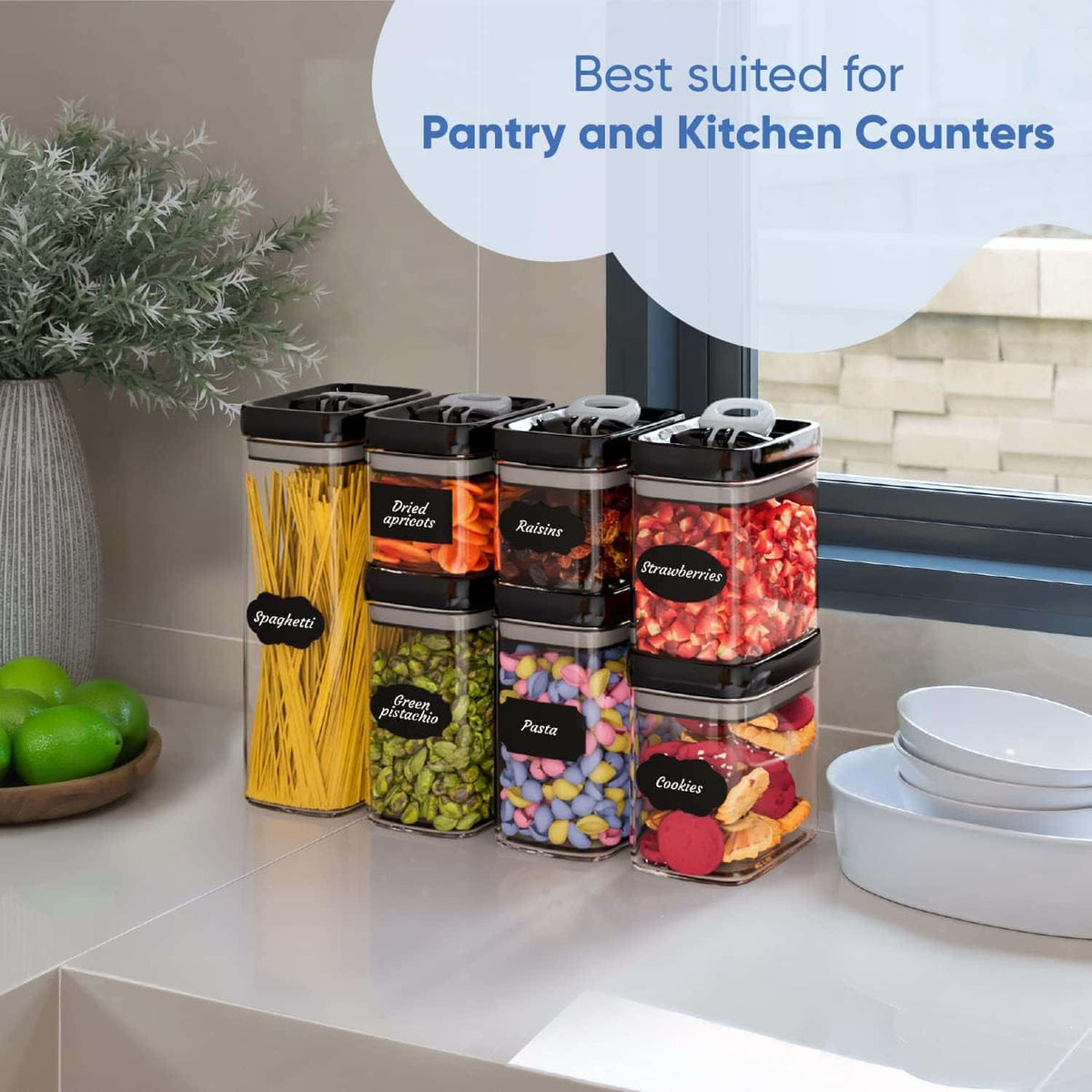 7 in 1 Pieces Dry Food Storage - Makfoul