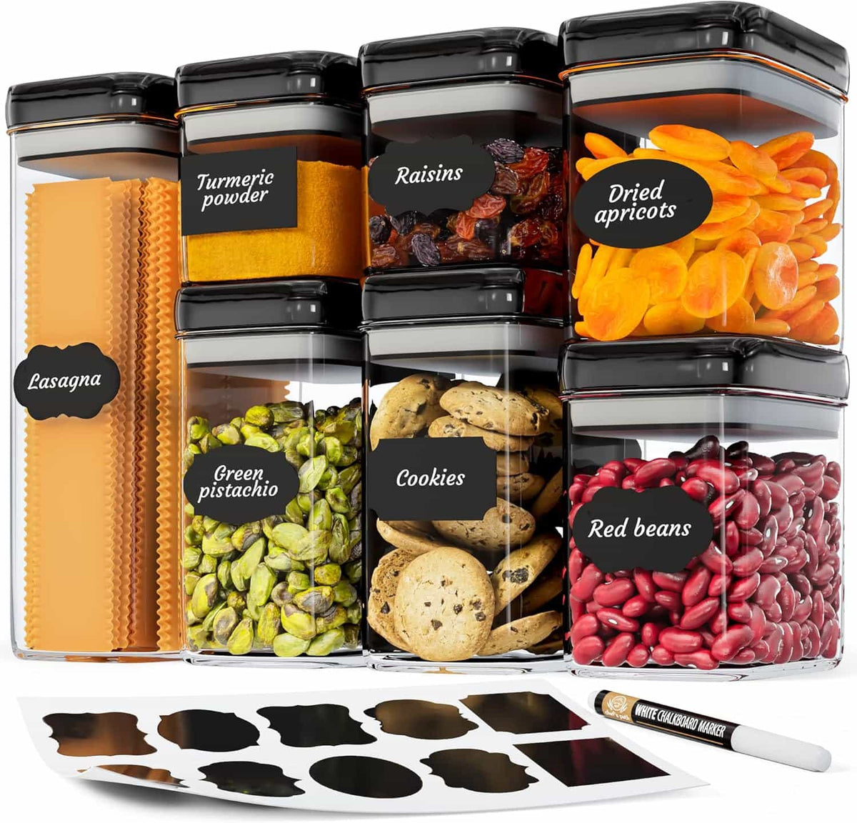 7 in 1 Pieces Dry Food Storage - Makfoul