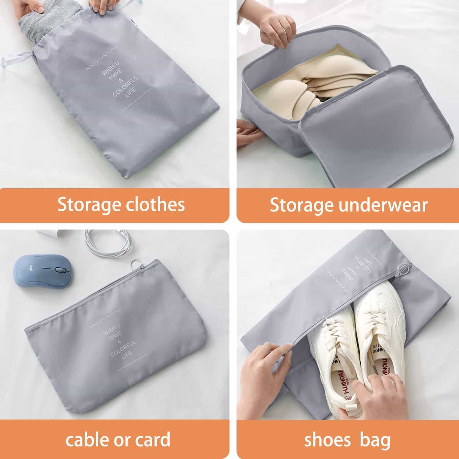 7 Set Packing Cubes for Travel - Makfoul
