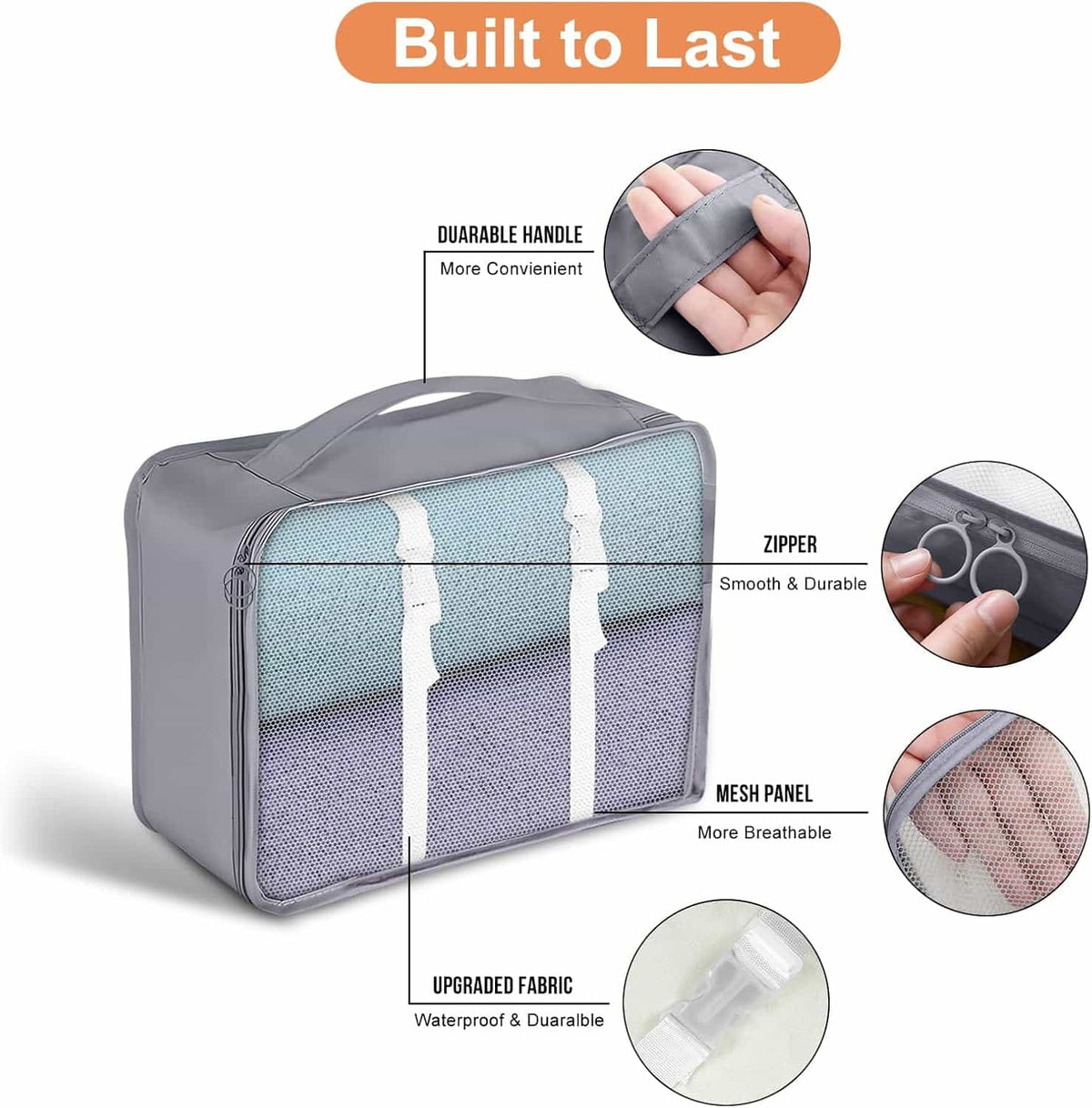 7 Set Packing Cubes for Travel - Makfoul