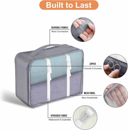 7 Set Packing Cubes for Travel - Makfoul