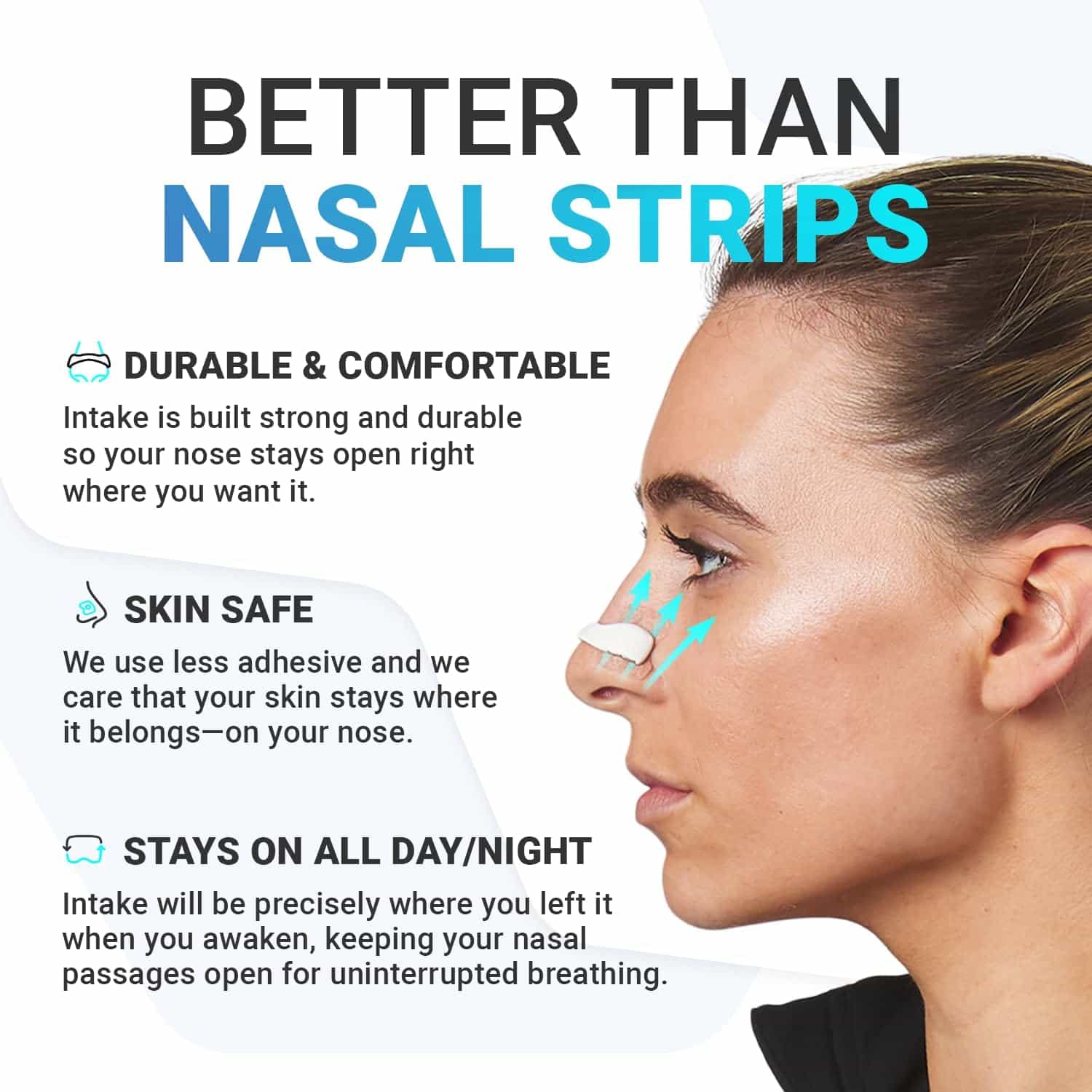 Magnetic Breathing Nasal Strip