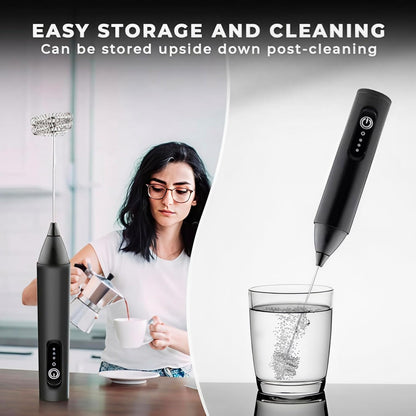 Handheld Electric Coffee Mixer Stirrer Milk Frother
