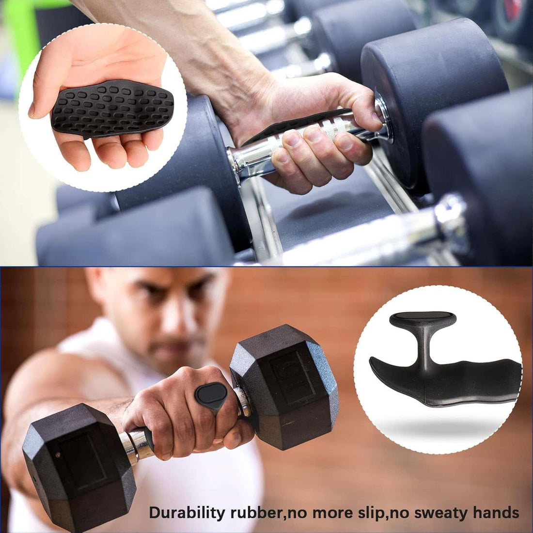 Anti-Slip Workout Grips ( 2 pcs )