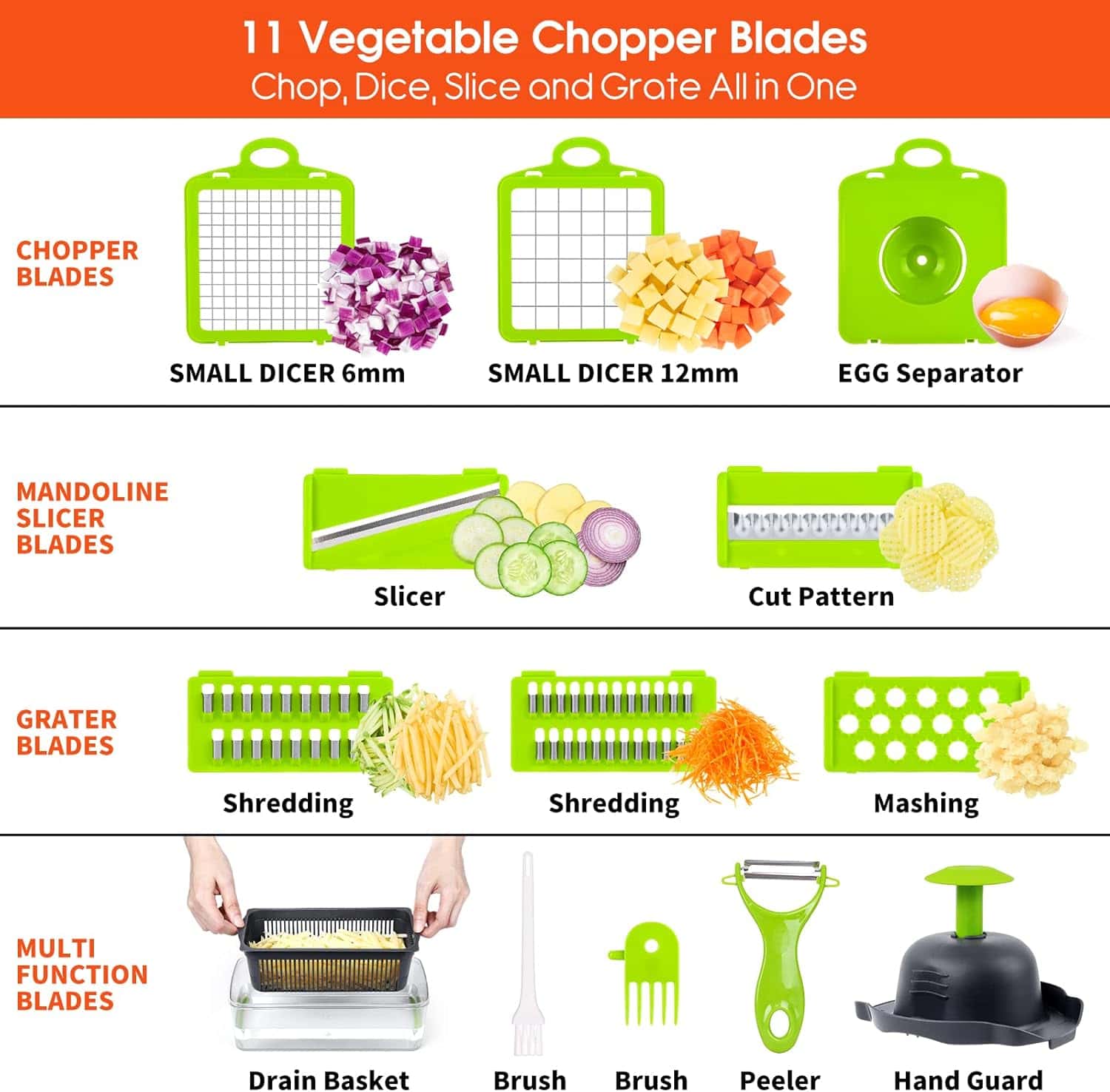 14 in 1 Vegetable Chopper