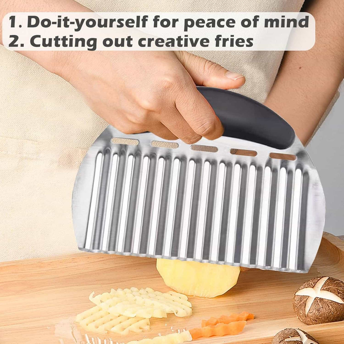 wavy potato cutter