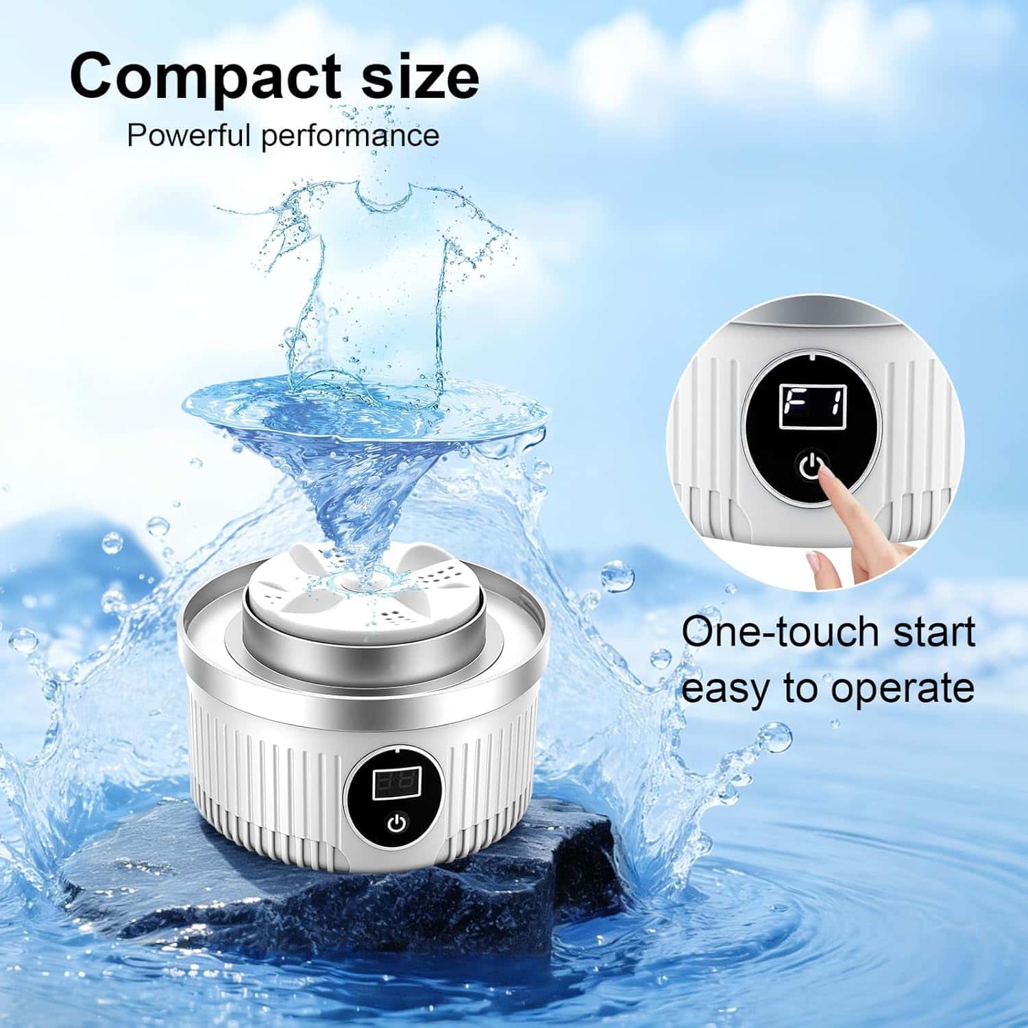 Mini Wireless Washing Machine